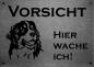 Mobile Preview: Berner Sennenhund Edelstahl Warnschild